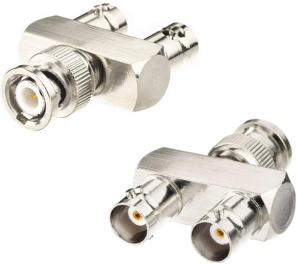 Amazon | Coolotic BNC分岐コネクタ1ウェイBNCオス変換2ウェイ